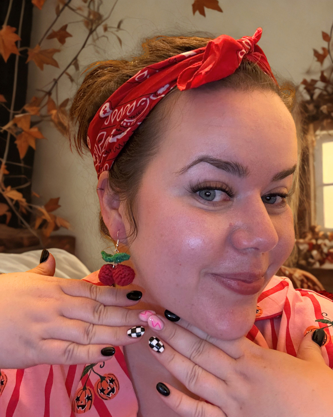 Twin Cherry Earrings š