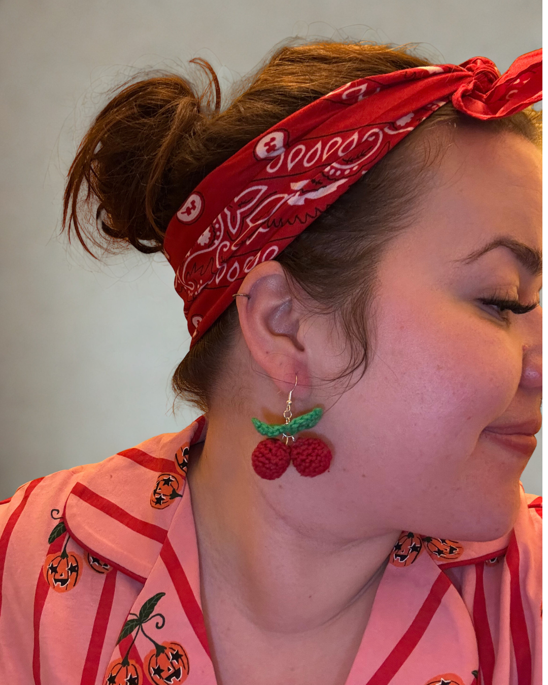 Twin Cherry Earrings 🍒